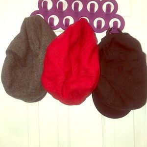 Two Nine West hats, The black one off brand